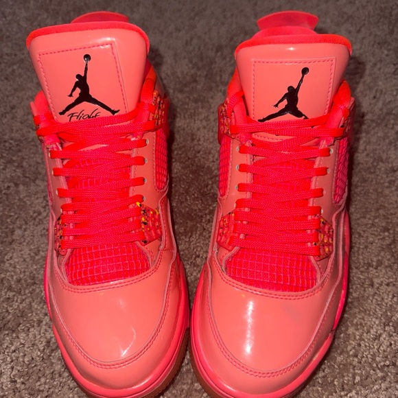 Jordan Shoes - Size 9 - Air Jordan 4 Retro NRG Hot Punch Wmns, Clean, No Box Or Insoles, Good
